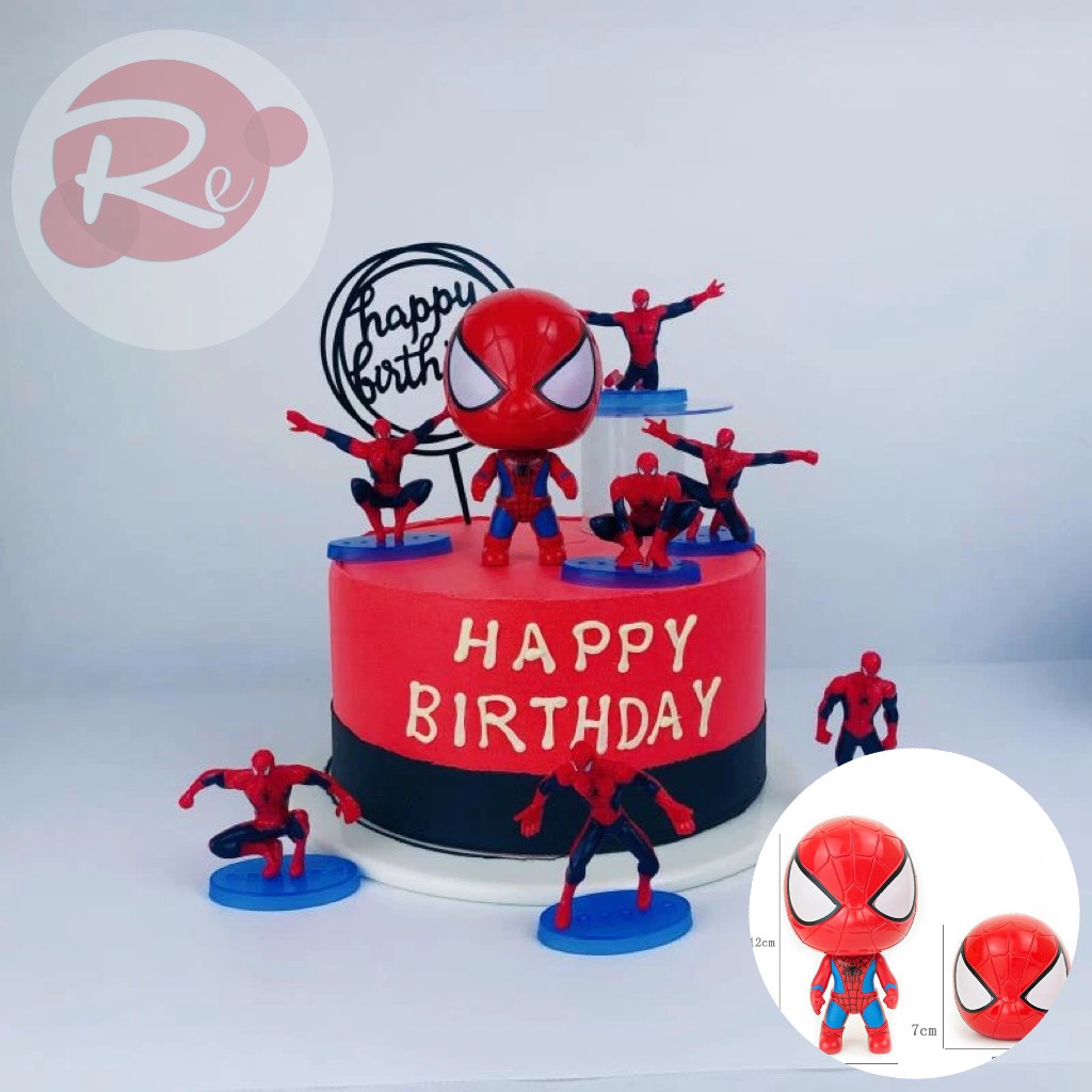 [SIÊU RẺ❤️] – Siêu nhân Nhện (To) - Trang trí bánh sinh nhật bánh kem