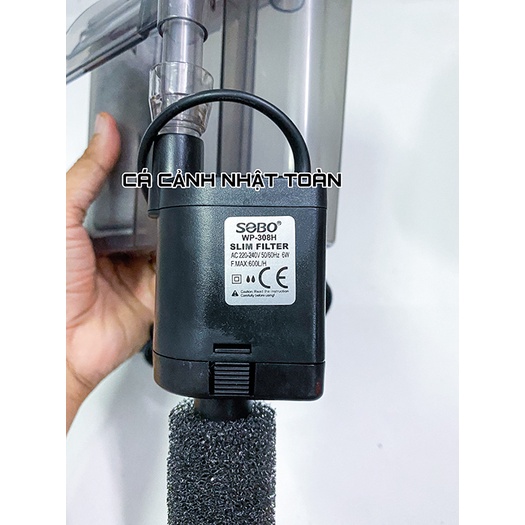 BỘ LỌC THÁC HỒ CÁ SOBO WP 308H 6W 600L-H