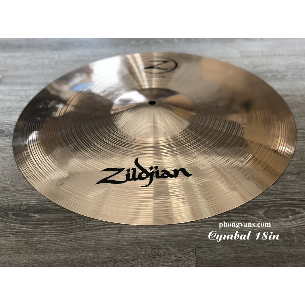 Cymbal trống jazz zildjian 18 inch