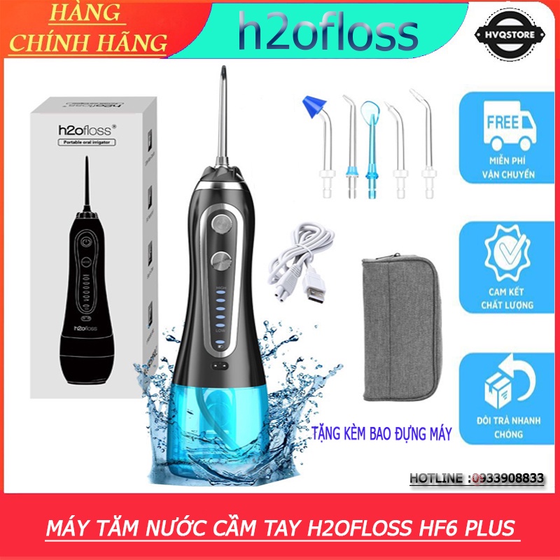 [Chính hãng] Máy Tăm Nước Cầm Tay H2OFLOSS HF6 Plus Phiên Bản Nâng Cấp