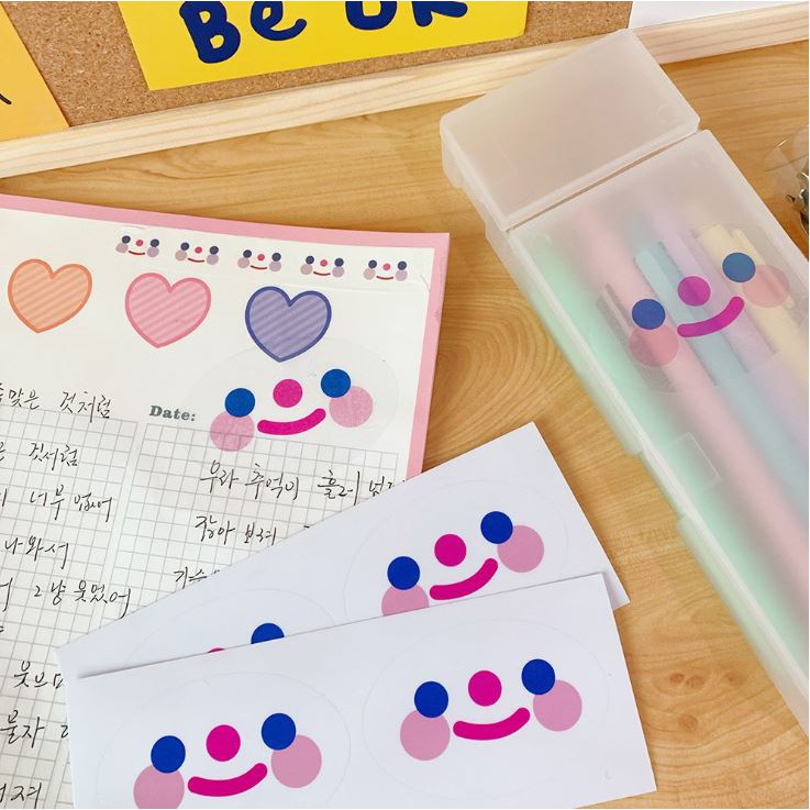 STICKER Phim Hoạt Hình Mặt Cười - Hình Dán Cute.