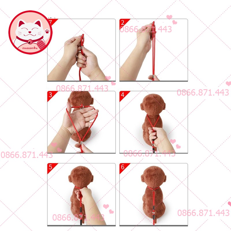 Dây Dắt Show Thú Cưng ⚡𝐅𝐑𝐄𝐄𝐒𝐇𝐈𝐏⚡ Dây Dắt Chó Mèo