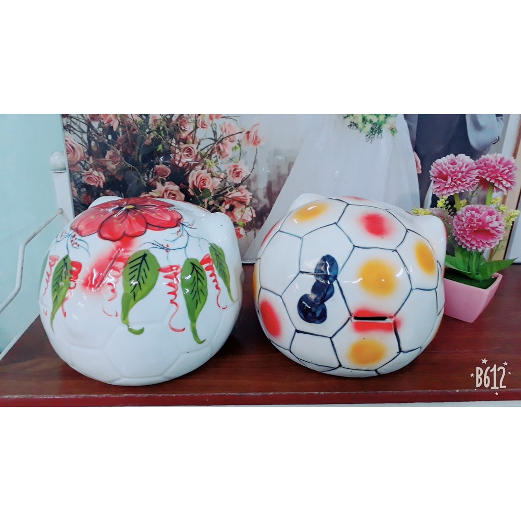 [Ảnh, video thật] Lợn sứ cỡ lớn 21x19cm loại 1