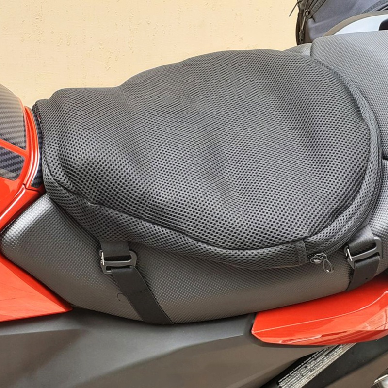 Vỏ Bọc Yên Xe Máy Bơm Hơi 3D Chống Sốc Size L / XL