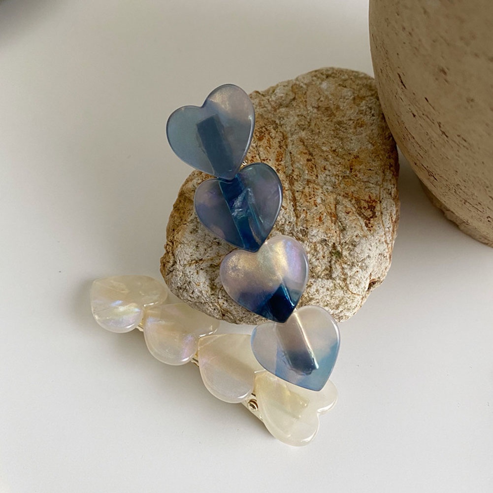 Kẹp Tóc Hình Trái Tim Phong Cách Vintage Thời Trang Cho Nữ