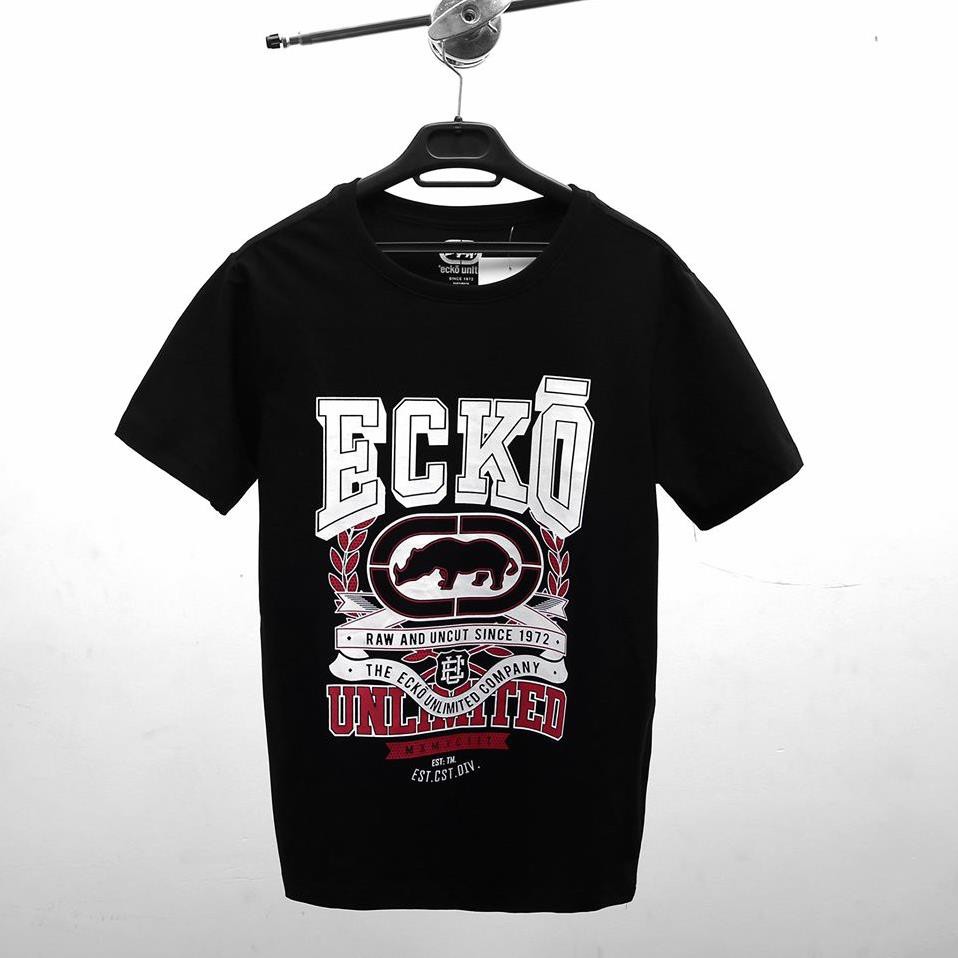 Tshirt - Áo thun nam - Áo thun Ecko in logo 2 màu Trắng Đen ་
