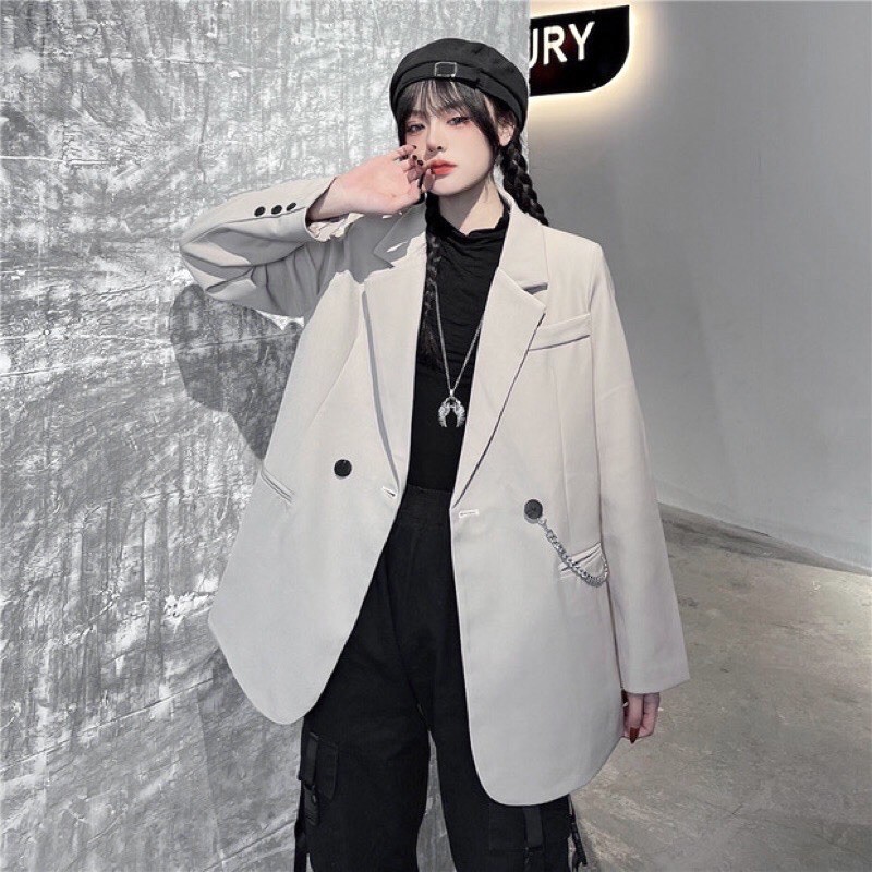 (VIDEO + ẢNH THẬT) Áo khoác blazer áo khoác vest ulzzang UNISEX HOT TIKTOK 2021 KÈM 2 ẢNH THẬT CUỐI | BigBuy360 - bigbuy360.vn