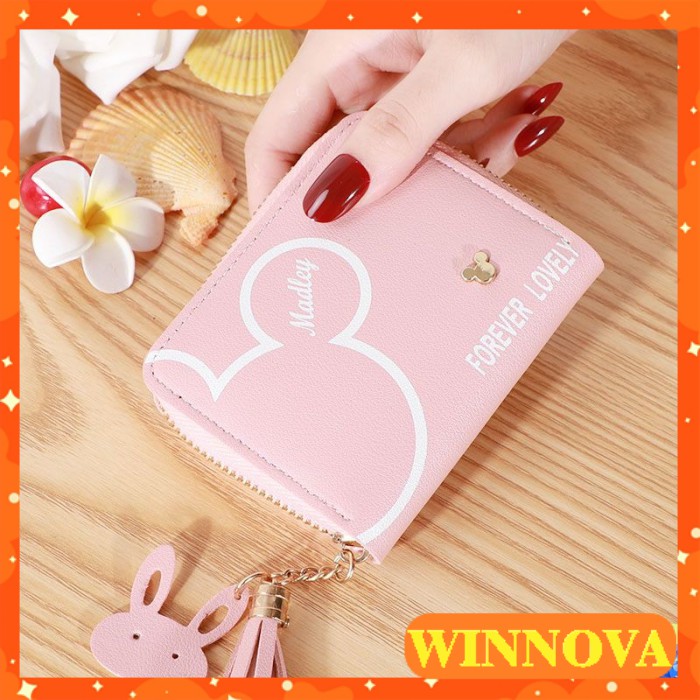 Ví nữ mini cao cấp ngắn cute nhỏ gọn bỏ túi thời trang giá rẻ WINNOVA AV14