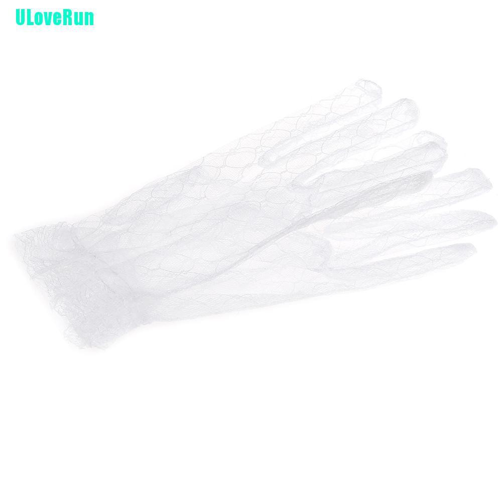 1 Đôi Găng Tay Ren Ngắn Gợi Cảm Dành Cho Cô Dâu