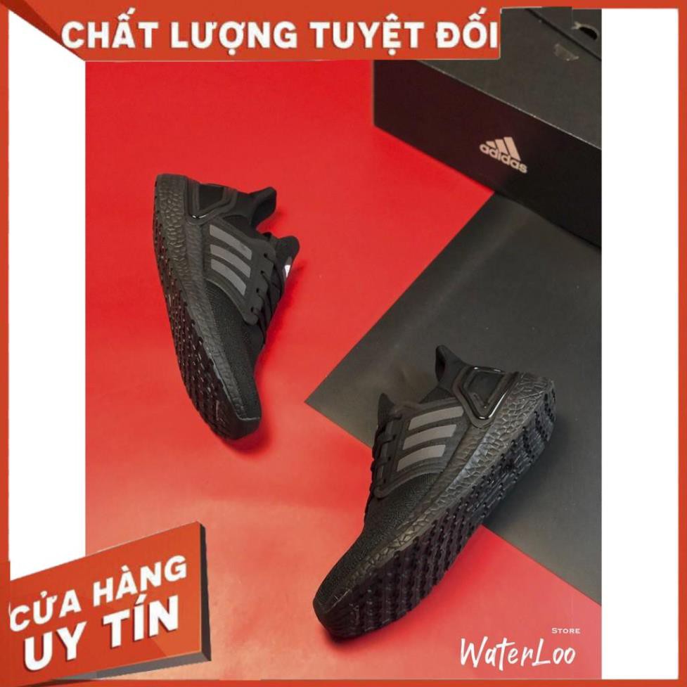 (HÀNG CHUẨN+QUÀ TẶNG) Giày thể thao ULTRA BOOST 6.0 full đen Ultra boost 2020 full đen