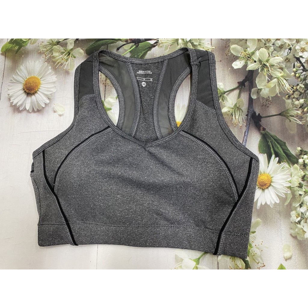 Áo Bra Tập Gym, Yoga, Zumba,  Aerobic nữ , Bra phối lưới kèm mút Hg Sport BR701