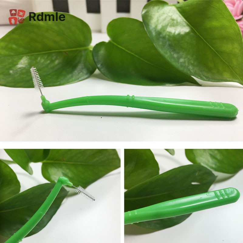 Set 5 bàn chải kẽ răng 0.5mm chăm sóc răng miệng cho người lớn