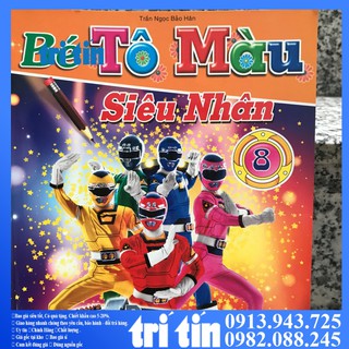 BÉ TẬP TÔ MÀU SIÊU NHÂN