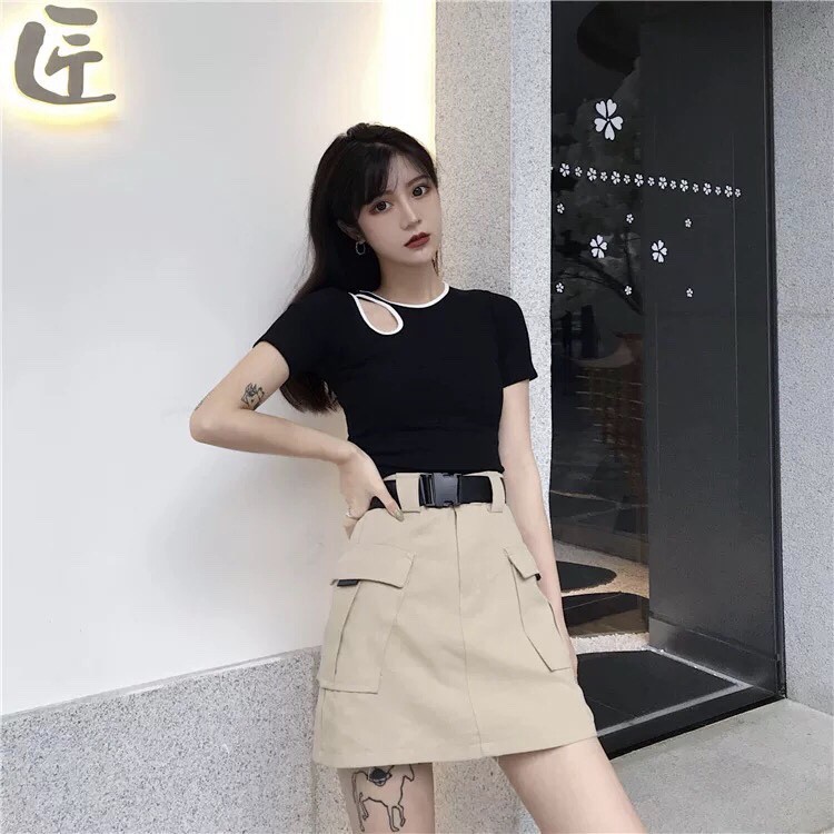 -Hàng nhập khẩu  QUẦN GIẢ VÁY KAKI TÚI HỘP NỮ (BOX SKIRT) Liên hệ mua hàng  084.209.1989