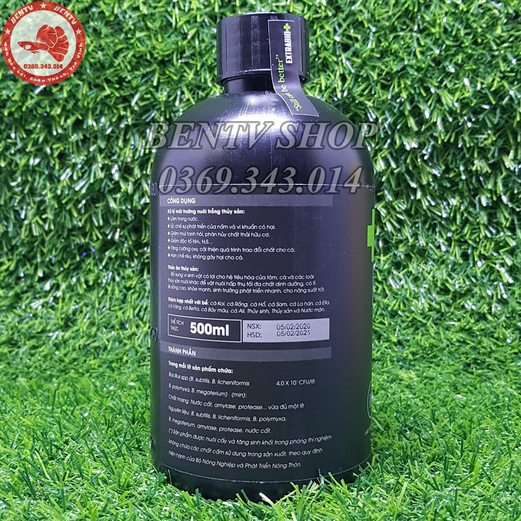 Chế Phẩm Sinh Học Extrabio 500ml - Làm Trong Nước Hồ Cá