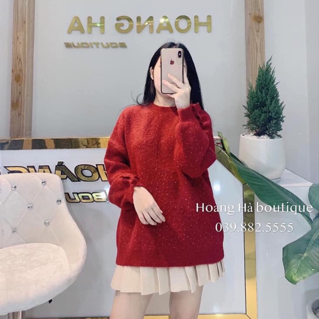 Áo len gạo lông thỏ