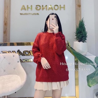 Áo len gạo lông thỏ