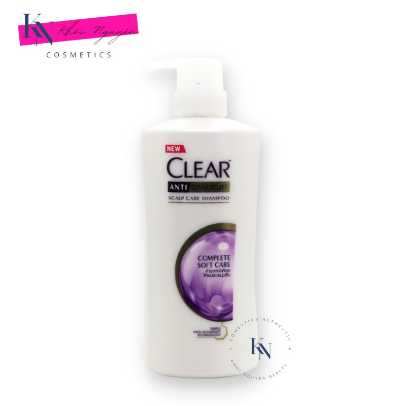 Dầu Gội Đầu Clear Thái Lan Men, Clear Bạc Hà, Clear Hoa Anh Đào, Clear Sakura Chai 435ml/450ml/480ml