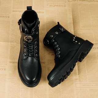 Boot cột dây đính đinh CÁ TÍNH đế thấp GBN31