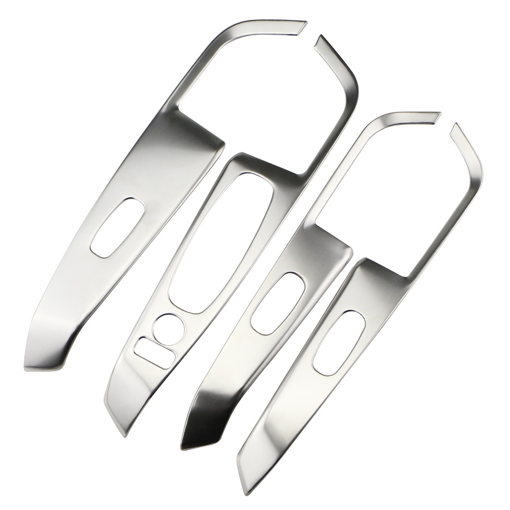 Set 4 Miếng Dán Trang Trí Bảng Điều Khiển Nâng Cửa Sổ Xe Hơi Nissan Kicks 2017-2021