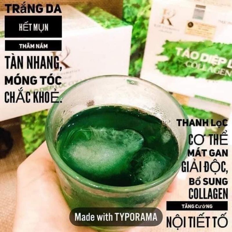 Tảo xoắn- tảo diệp lục (uống và đắp mặt)