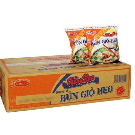 Thùng 30 Gói X 75g Bún Giò Heo Hằng Nga Acecook | BigBuy360 - bigbuy360.vn