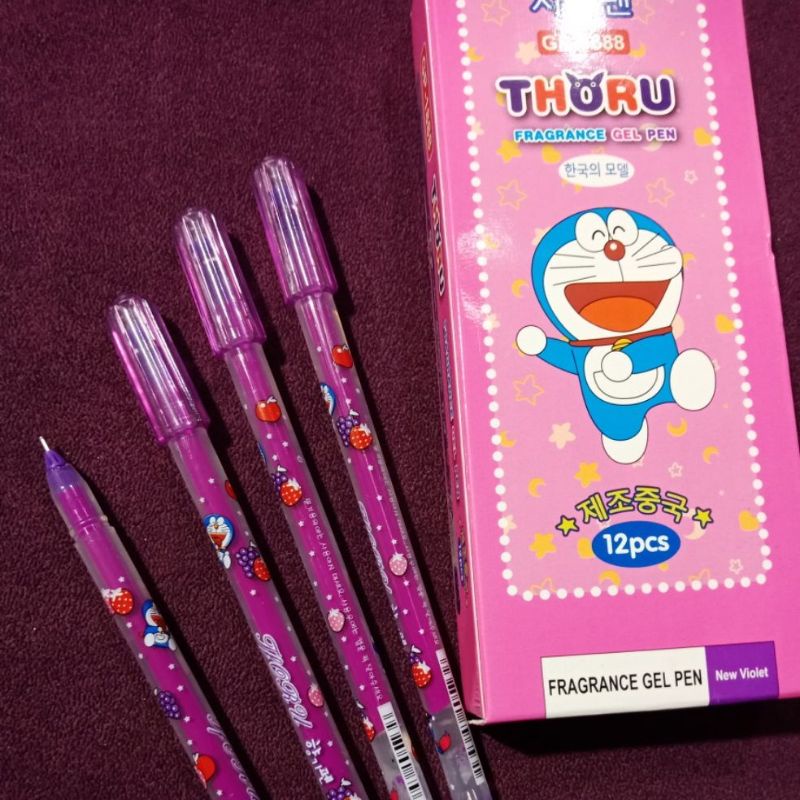 Hộp 12 cây bút gel TFORU Doreamon