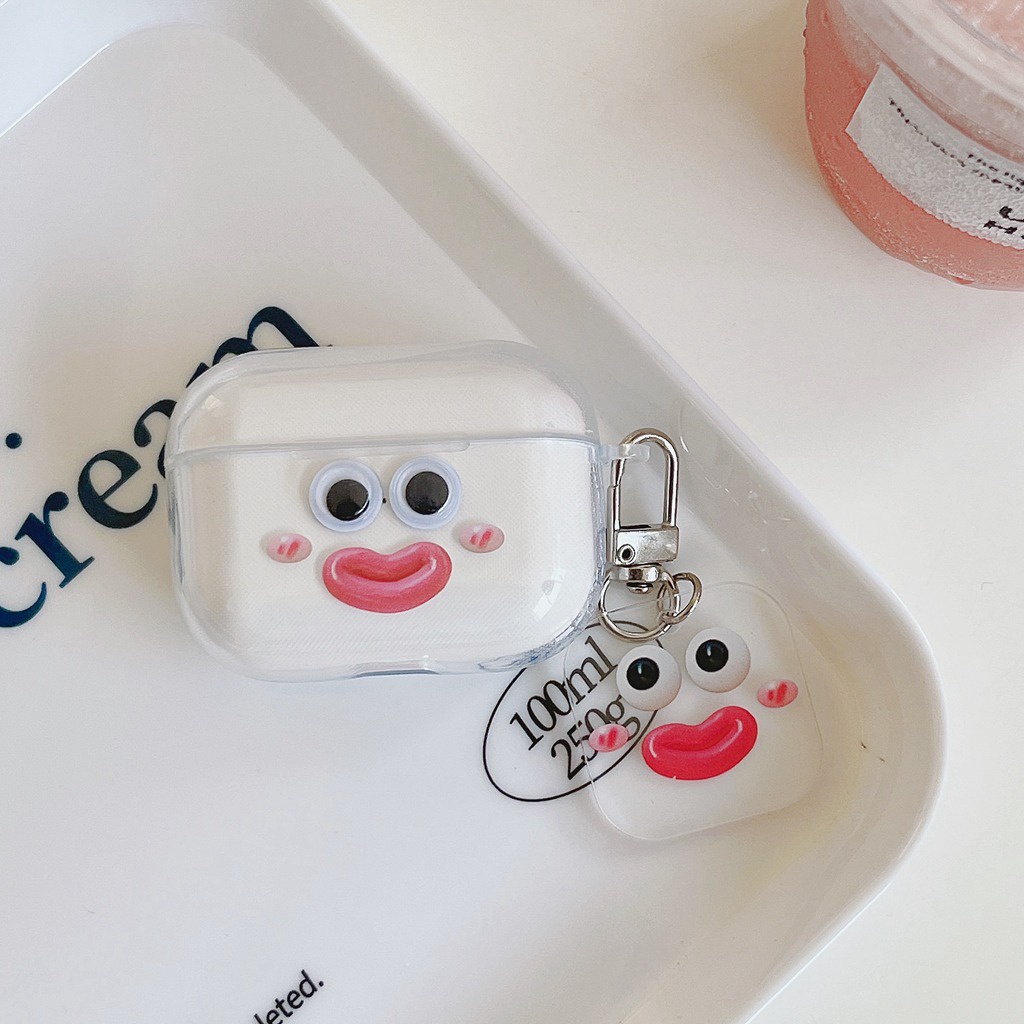 Vỏ Bảo Vệ Hộp Sạc Tai nghe không dây Airpods 1 2 3 Pro Hình Xúc Xích Hoạt Hình Chống Rơi Chống Bẩn