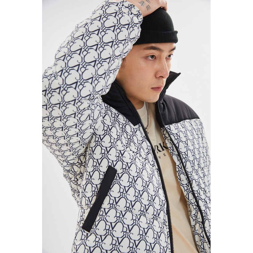DVRK - Áo khoác phao in họa tiết MONOGRAM-DVRK-22SS