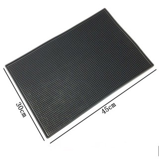 Thảm Lót Cao Su Quầy Bar (45 x 30 x 0.8cm) - Đen