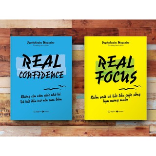 Combo Sách Real Confidence + Real Focus ( Bộ 2 cuốn)