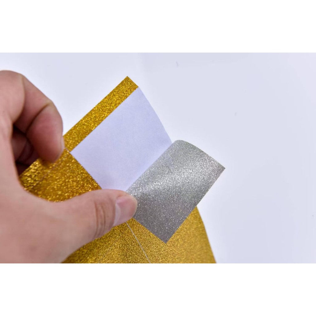 ( dày 5mm)xốp dán tường giả da nhũ kim tuyến cao cấp khổ lớn 70*70 cm | BigBuy360 - bigbuy360.vn