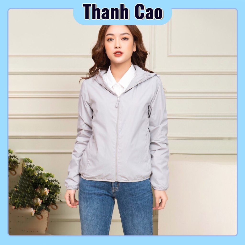 Áo Khoác Gió Vân Gạo Nhật Nữ