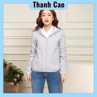 Áo Khoác Gió Vân Gạo Nhật Nữ