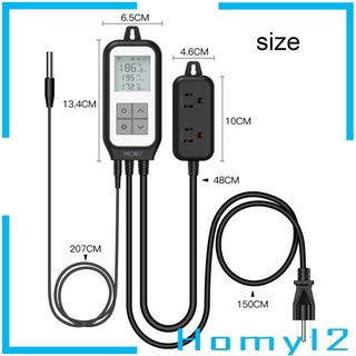 WiFi Temperature Controller Thermostat Heating Cooling Outlet APP Control