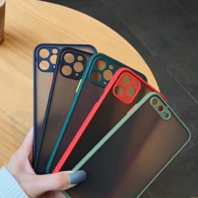 Ốp lưng iPhone nhám chống sốc bảo vệ camera siêu hót iPhone 11 Pro Max 11 Pro 11 XS Max XS 7 Plus 8 Plus 6 Plus 6s 6