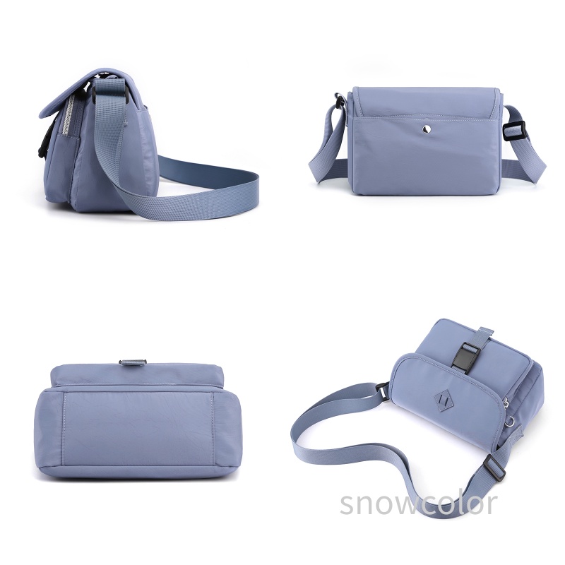 Túi Đeo Chéo Canvas Chống Thấm Nước Phong Cách Hàn Quốc Beg Tangan Wanita Murah Cantik