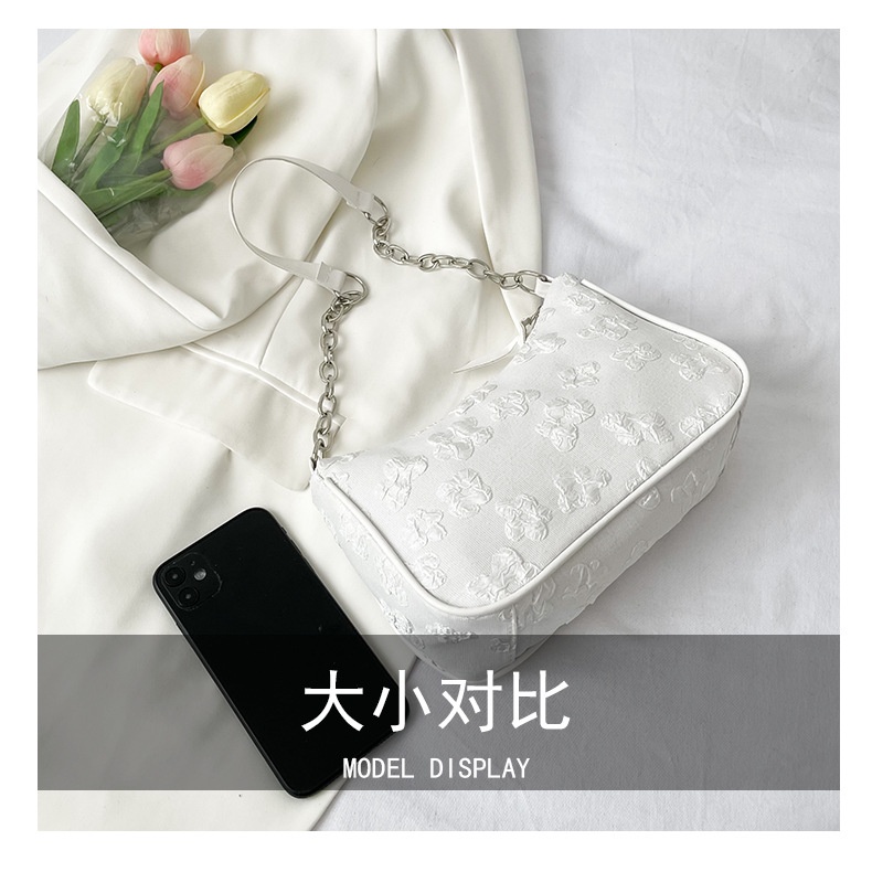 Túi Đeo JASMIN NOIR Vai Vải Canvas Phối Dây Xích Thiết Kế Dễ Thương Cho Nữ