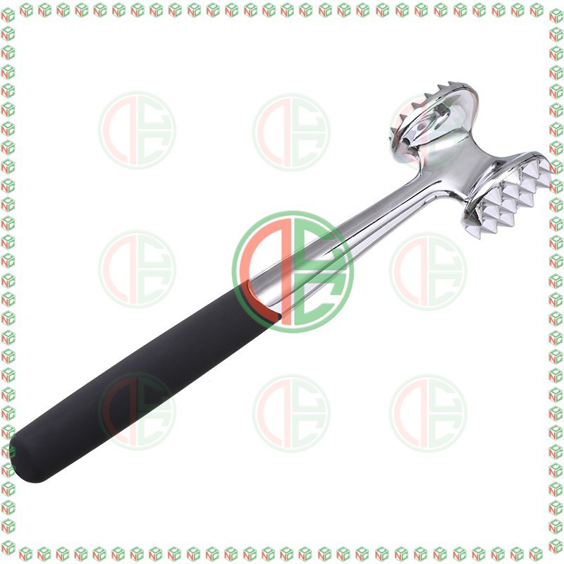 Búa Đập Dần Làm Mềm Thịt Dành Cho Chị Em Nội Trợ - Đảm Việc Nhà - Kích cỡ 22x5cm - NDHS-8961-BDMT (Màu Trắng Bạc)