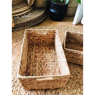Giỏ đựng đồ lục bình chữ nhật
