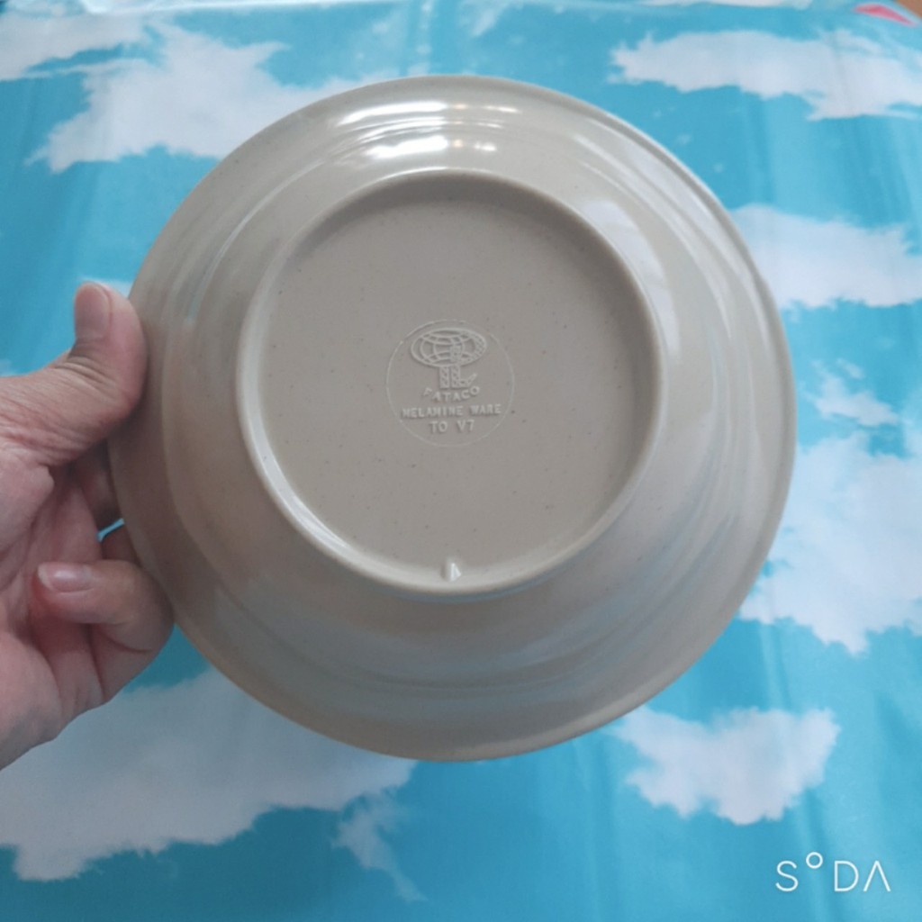 Tô nhựa melamine màu nâuTOV7 ,hàng sang trọng- Fataco- Sang Trong