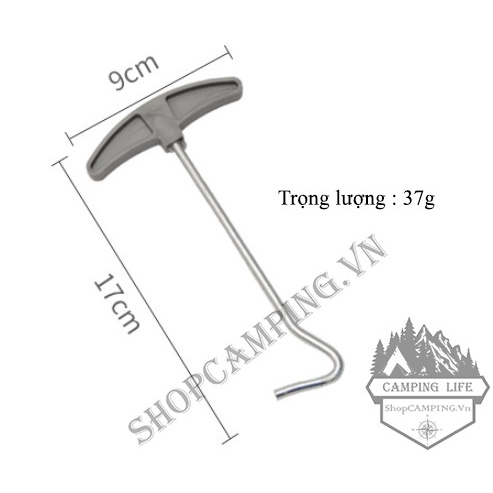 Dụng cụ nhổ cọc lều