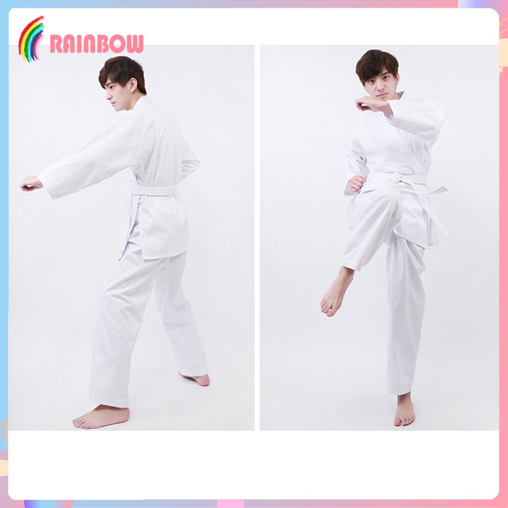 Bộ Quần Áo Võ Thuật Taekwondo Unisex Dành Cho Người Lớn Và Trẻ Em