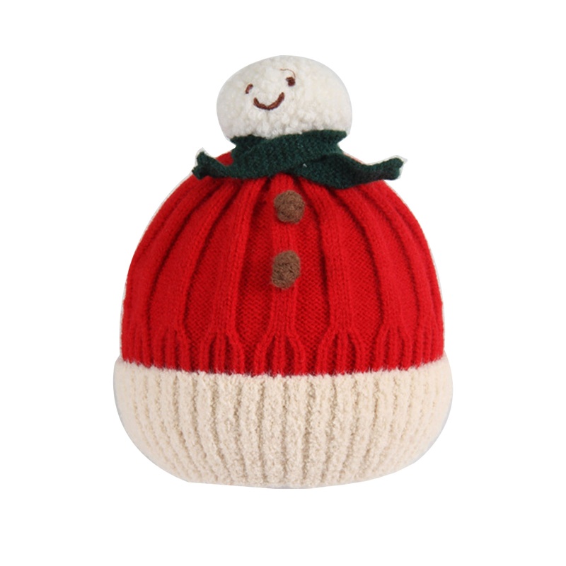 Mũ beanie Bonnet Mềm Mại Dày Dặn Giữ Ấm Mùa Thu Đông Cho Bé Sơ Sinh
