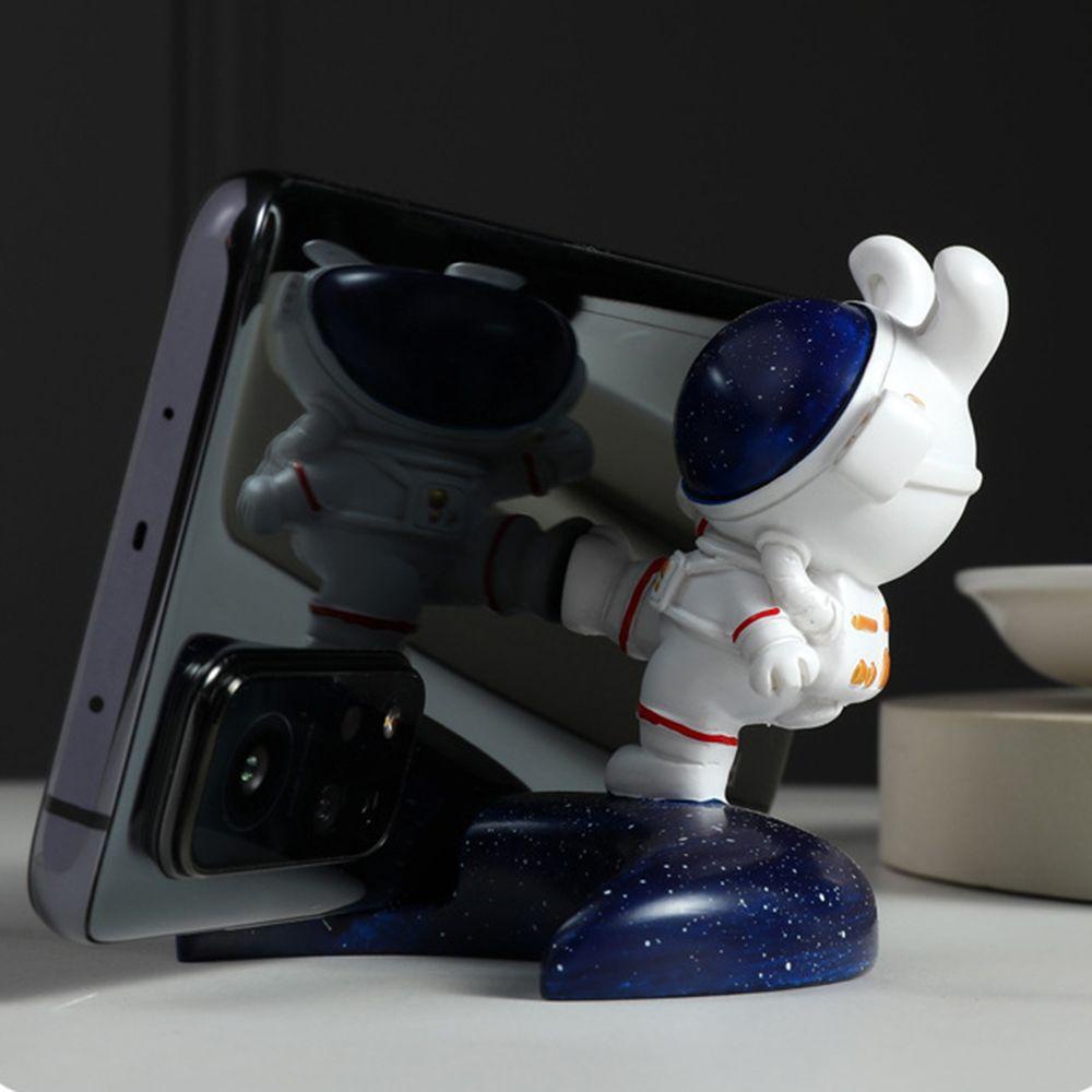LAKAMIER Mô Hình Điêu Khắc Phi Hành Gia Bằng Nhựa Resin Trang Trí Điện Thoại