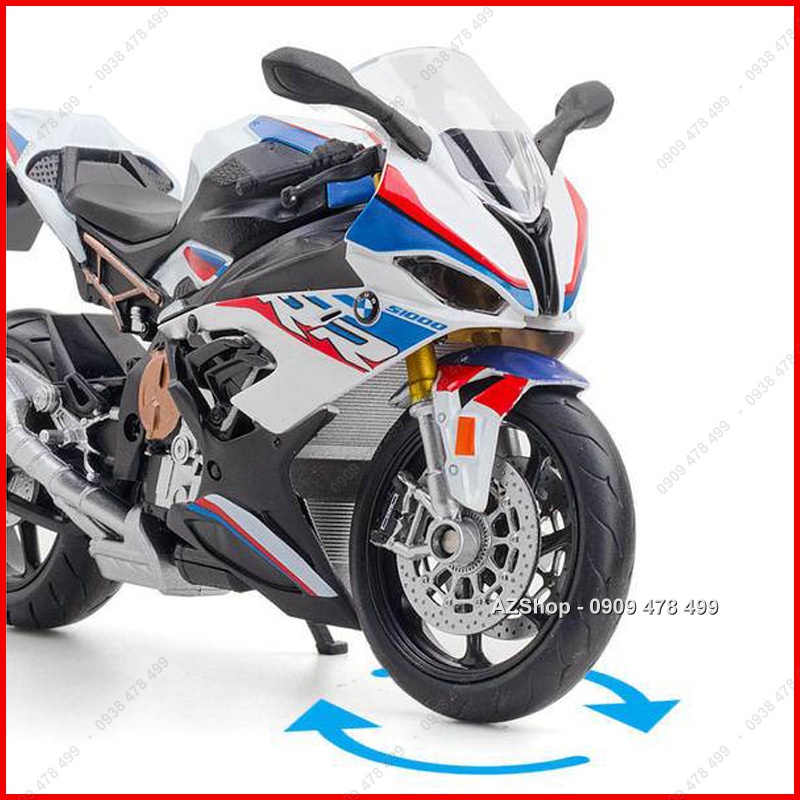 Xe Mô Hình Siêu Moto BMW S1000RR - Tỉ Lệ 1:12