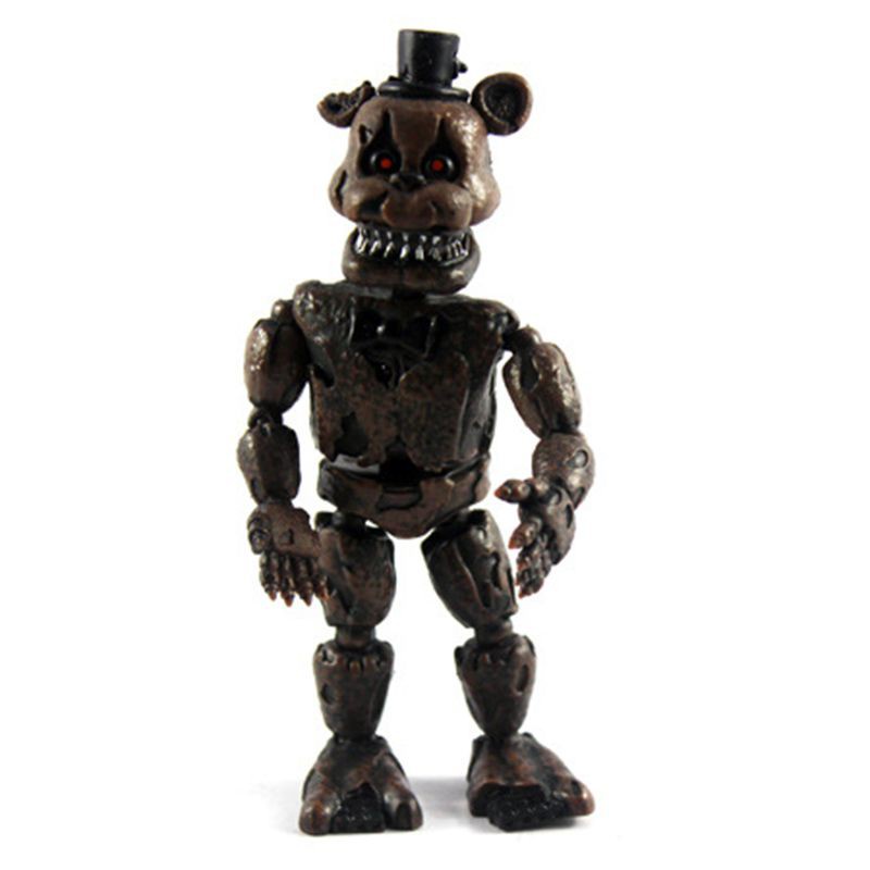 Bộ 6 đồ chơi mô hình PVC kiểu nhân vật trong Five Nights At Freddy Foxy Bonnie làm quà tặng dành cho trẻ em