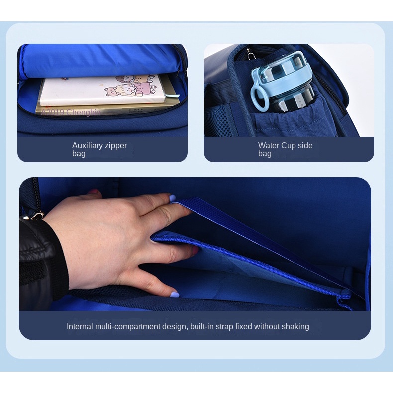 Cặp đi học chống thấm trọng lượng nhẹ giảm tải cho học sinh tiểu học