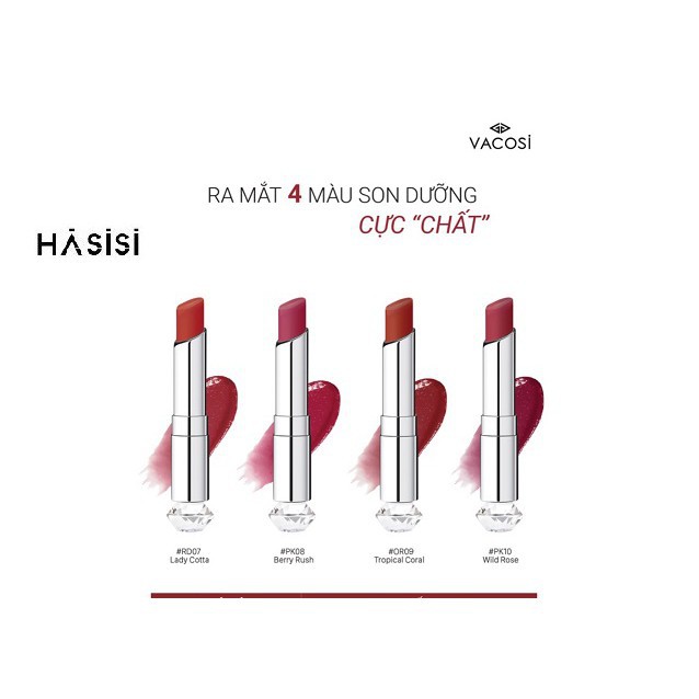 Son Dưỡng Có Màu VACOSI COLOR LIP BALM 💋