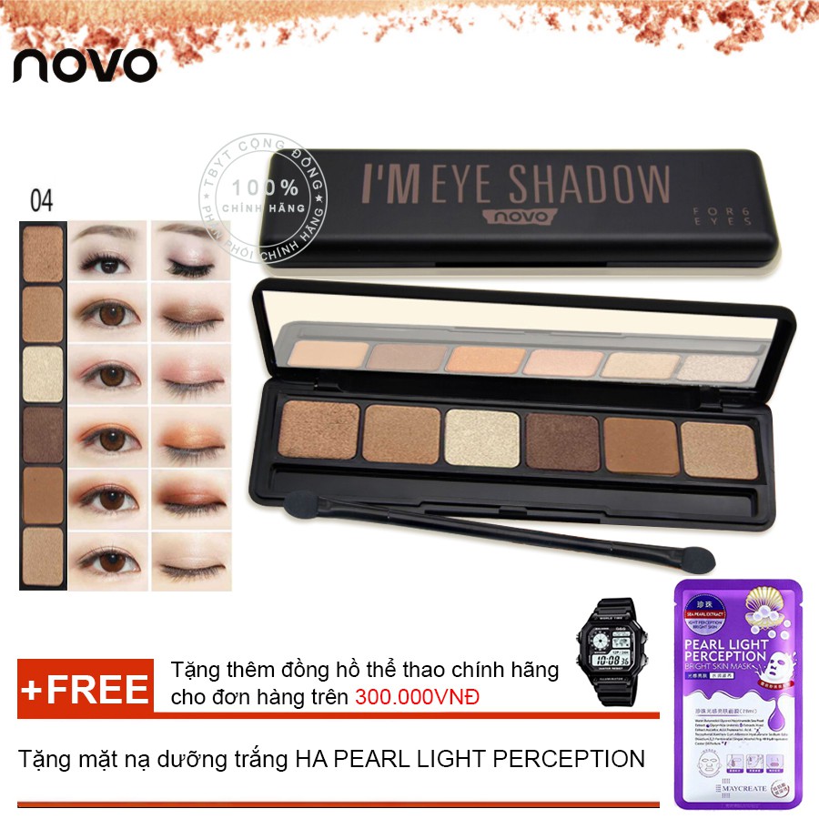 Hộp phấn đánh mắt Novo I'm Eye Shadow Cao cấp 5127